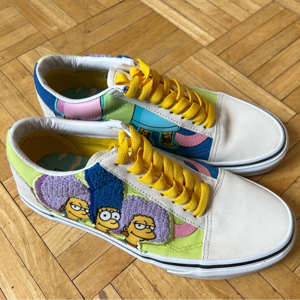 Vans x Simpsons Old Skool The Bouvier Sisters Women’s 8 EUC